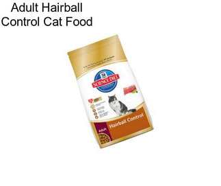 Adult Hairball Control Cat Food