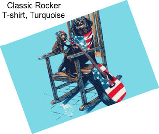 Classic Rocker T-shirt, Turquoise