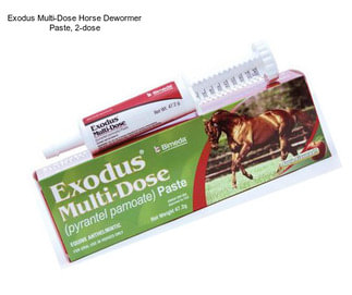 Exodus Multi-Dose Horse Dewormer Paste, 2-dose