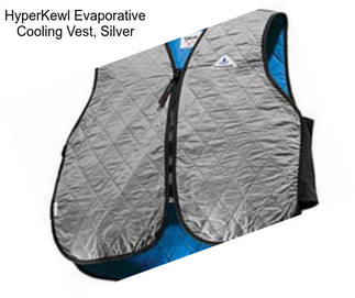 HyperKewl Evaporative Cooling Vest, Silver