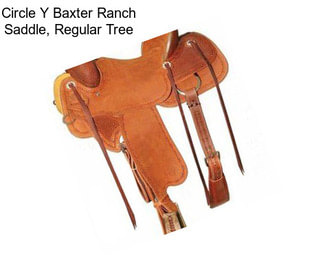 Circle Y Baxter Ranch Saddle, Regular Tree