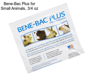 Bene-Bac Plus for Small Animals, 3/4 oz