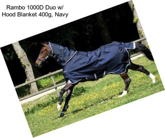 Rambo 1000D Duo w/ Hood Blanket 400g, Navy