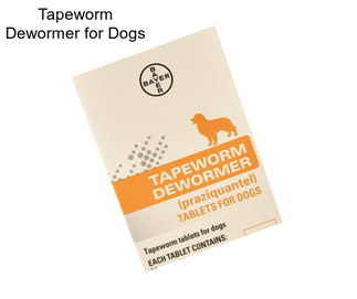 Tapeworm Dewormer for Dogs