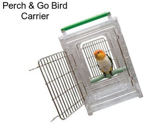 Perch & Go Bird Carrier