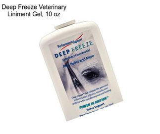 Deep Freeze Veterinary Liniment Gel, 10 oz