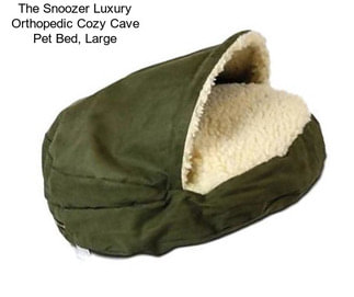 The Snoozer Luxury Orthopedic Cozy Cave Pet Bed, Large