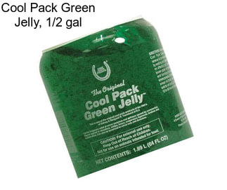 Cool Pack Green Jelly, 1/2 gal