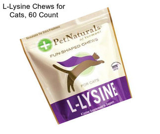 L-Lysine Chews for Cats, 60 Count