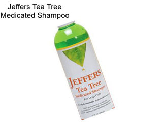 Jeffers Tea Tree Medicated Shampoo