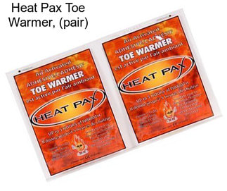 Heat Pax Toe Warmer, (pair)