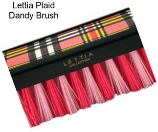 Lettia Plaid Dandy Brush