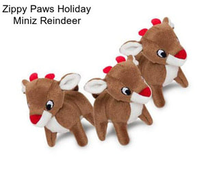 Zippy Paws Holiday Miniz Reindeer