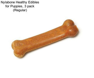 Nylabone Healthy Edibles for Puppies, 3 pack (Regular)