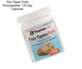 Fish Tapes Forte (Praziquantel, 170 mg) Capsules