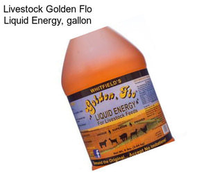 Livestock Golden Flo Liquid Energy, gallon