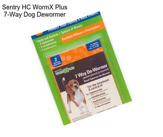 Sentry HC WormX Plus 7-Way Dog Dewormer