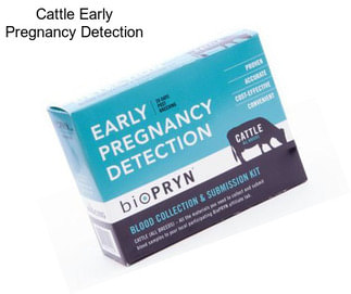 Cattle Early Pregnancy Detection