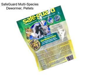 SafeGuard Multi-Species Dewormer, Pellets