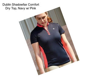 Dublin Shadowfax Comfort Dry Top, Navy w/ Pink