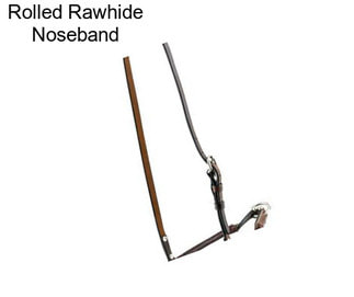 Rolled Rawhide Noseband