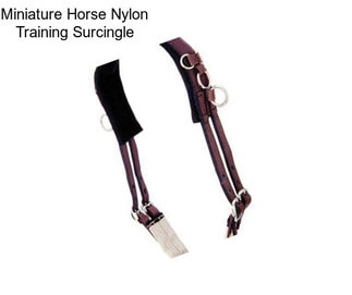 Miniature Horse Nylon Training Surcingle