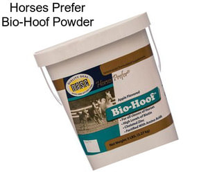 Horses Prefer Bio-Hoof Powder