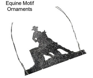 Equine Motif Ornaments