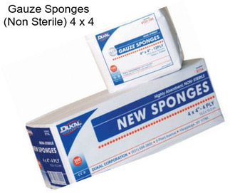 Gauze Sponges (Non Sterile) 4\