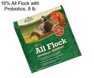 16% All Flock with Probiotics, 8 lb