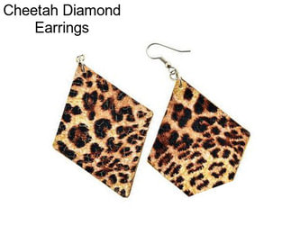 Cheetah Diamond Earrings