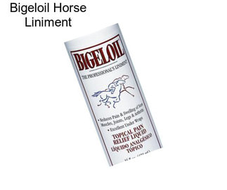 Bigeloil Horse Liniment