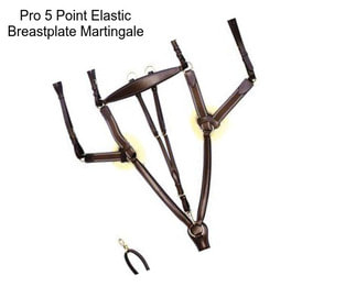 Pro 5 Point Elastic Breastplate Martingale