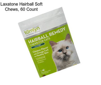 Laxatone Hairball Soft Chews, 60 Count