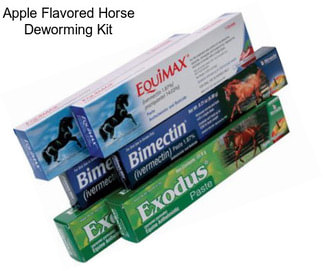 Apple Flavored Horse Deworming Kit