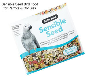 Sensible Seed Bird Food for Parrots & Conures