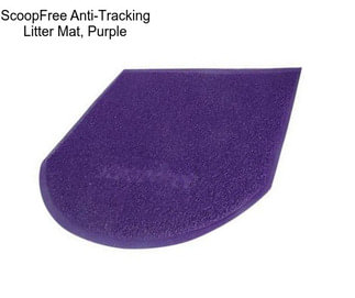 ScoopFree Anti-Tracking Litter Mat, Purple