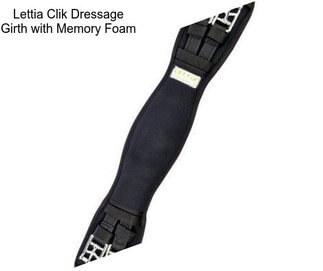 Lettia Clik Dressage Girth with Memory Foam