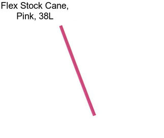 Flex Stock Cane, Pink, 38\