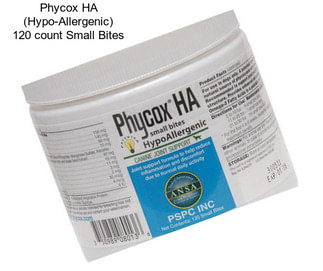 Phycox HA (Hypo-Allergenic) 120 count Small Bites