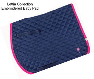 Lettia Collection Embroidered Baby Pad