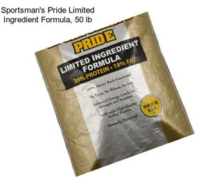 Sportsman\'s Pride Limited Ingredient Formula, 50 lb