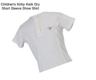 Children\'s Kirby Kwik Dry Short Sleeve Show Shirt