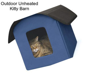 Outdoor Unheated Kitty Barn