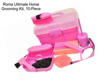 Roma Ultimate Horse Grooming Kit, 10-Piece