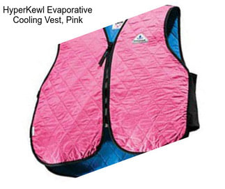 HyperKewl Evaporative Cooling Vest, Pink