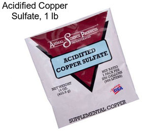 Acidified Copper Sulfate, 1 lb