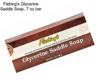 Fiebing\'s Glycerine Saddle Soap, 7 oz bar