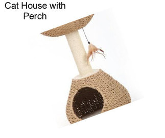 Cat House with Perch