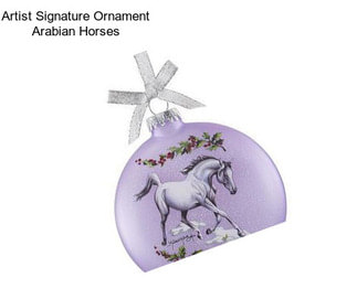 Artist Signature Ornament \